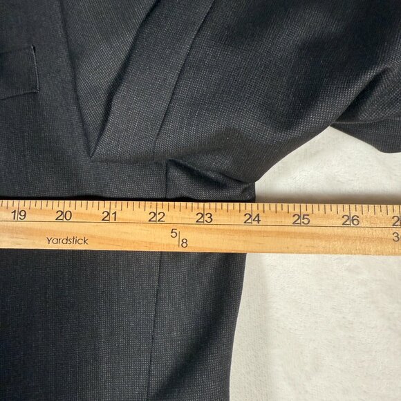 Brooks Brothers 346 Blazer Men Size 48L LG Gray Two Button 100% Wool - Picture 3 of 16